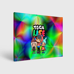 Холст прямоугольный Toca Life, цвет: 3D-принт