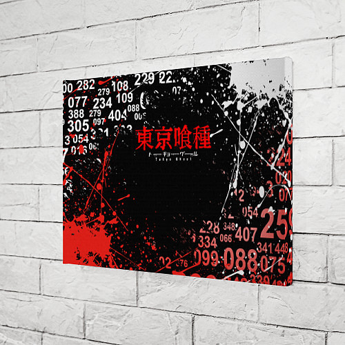 Картина прямоугольная TOKYO GHOUL МИНУС 7 ТОКИЙСКИЙ ГУЛЬ 1000-7 / 3D-принт – фото 3