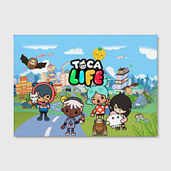 Холст прямоугольный Toca Life, цвет: 3D-принт — фото 2