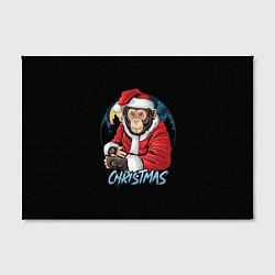 Холст прямоугольный CHRISTMAS обезьяна, цвет: 3D-принт — фото 2