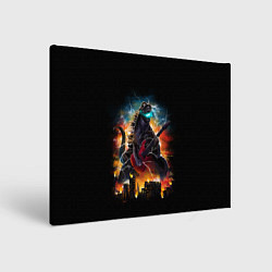 Холст прямоугольный РОКЗИЛЛА, цвет: 3D-принт