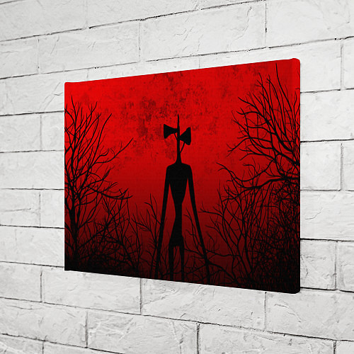 Картина прямоугольная СИРЕНОГОЛОВЫЙ В ТЁМНОМ ЛЕСУ / 3D-принт – фото 3