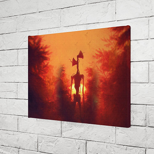 Картина прямоугольная СИРЕНОГОЛОВЫЙ НА ЗАКАТЕ / 3D-принт – фото 3