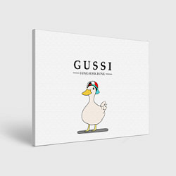 Холст прямоугольный GUSSI HONK BABY, цвет: 3D-принт