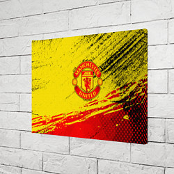 Холст прямоугольный Manchester United Футбольный клуб, цвет: 3D-принт — фото 2