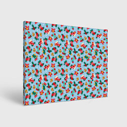 Холст прямоугольный Christmas Background, цвет: 3D-принт
