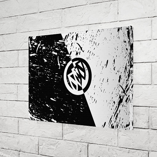 Картина прямоугольная Buick Black and White Grunge / 3D-принт – фото 3
