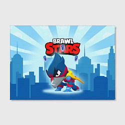 Холст прямоугольный Captain Crow - Brawl Stars, цвет: 3D-принт — фото 2