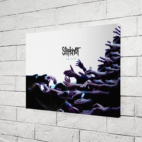 Картина прямоугольная 9 0: Live - Slipknot / 3D-принт – фото 3