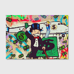 Холст прямоугольный Alec Monopoly ART, цвет: 3D-принт — фото 2