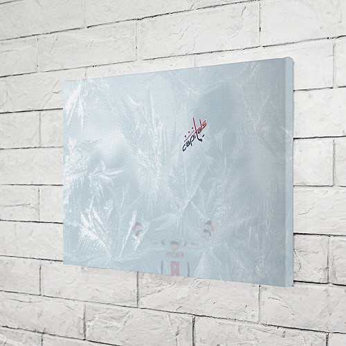 Картина прямоугольная Washington Capitals Grey Ice theme / 3D-принт – фото 3