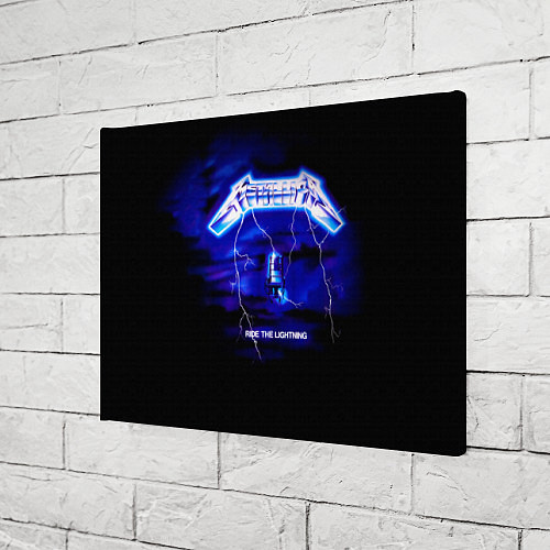 Картина прямоугольная Ride the Lightning - Metallica / 3D-принт – фото 3