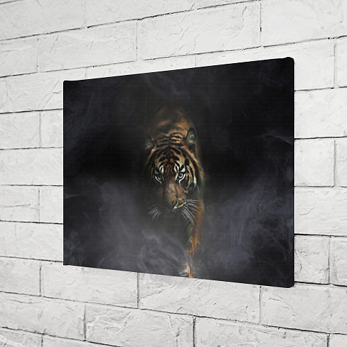 Картина прямоугольная Тигр в тумане / 3D-принт – фото 3