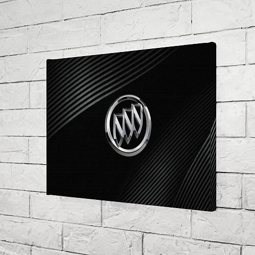 Картина прямоугольная Buick Black wave background / 3D-принт – фото 3