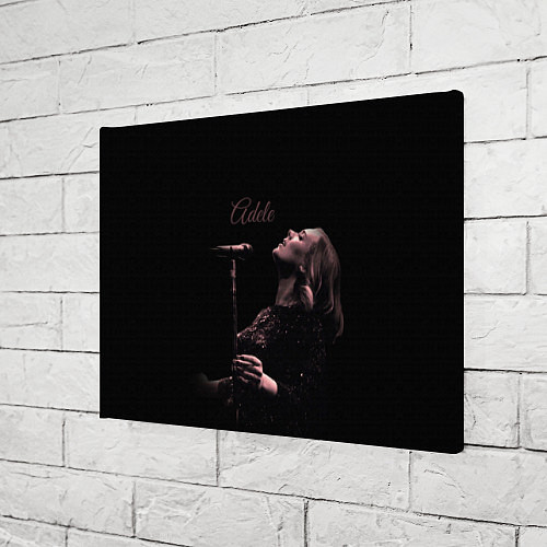 Картина прямоугольная Песнь Адель / 3D-принт – фото 3