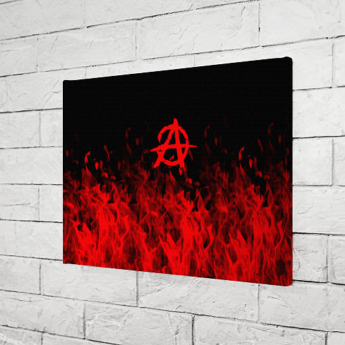 Картина прямоугольная Гражданская оборона пламя / 3D-принт – фото 3