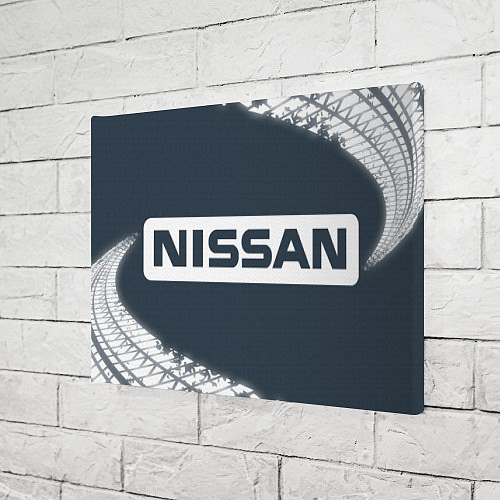 Картина прямоугольная NISSAN - Шины / 3D-принт – фото 3