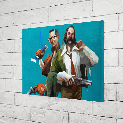 Картина прямоугольная Детективы в деле / 3D-принт – фото 3