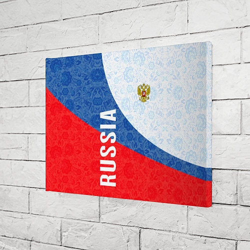 Картина прямоугольная RUSSIA SPORT STYLE РОССИЯ СПОРТИВНЫЙ СТИЛЬ / 3D-принт – фото 3