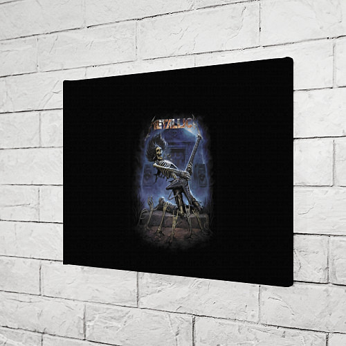 Картина прямоугольная Metallica - thrash metal! Hard rock! / 3D-принт – фото 3