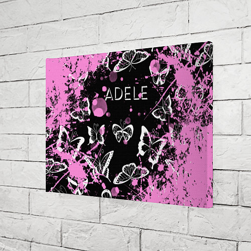 Картина прямоугольная Adele - Бабочки / 3D-принт – фото 3