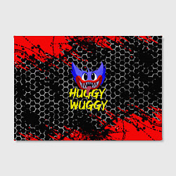 Холст прямоугольный Huggy Wuggy соты, цвет: 3D-принт — фото 2