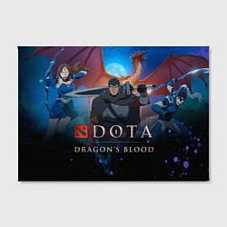 Холст прямоугольный Dragons blood team, цвет: 3D-принт — фото 2