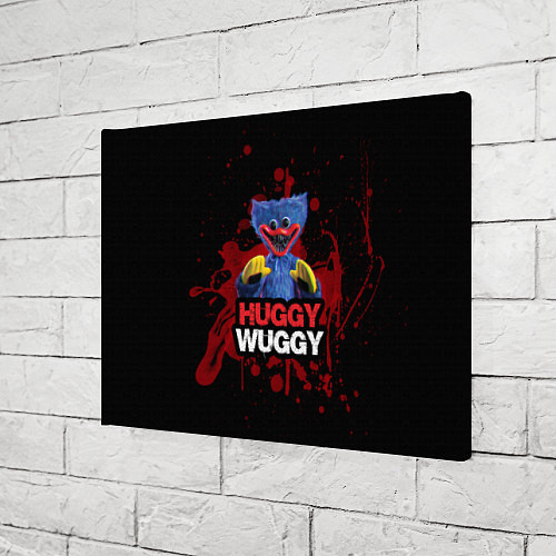 Картина прямоугольная 3D Хаги ваги Huggy Wuggy Poppy Playtime / 3D-принт – фото 3