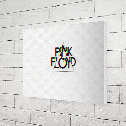 Картина прямоугольная PINK FLOYD LOGO ПИНК ФЛОЙД ГЛИТЧ / 3D-принт – фото 3