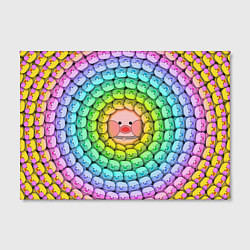 Холст прямоугольный Psychedelic Lalafanfan, цвет: 3D-принт — фото 2