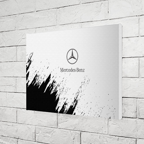 Картина прямоугольная Mercedes-Benz - White texture / 3D-принт – фото 3