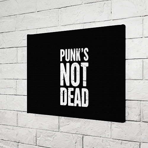 Картина прямоугольная PUNKS NOT DEAD Панки Живы / 3D-принт – фото 3