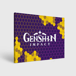 Холст прямоугольный GENSHIN IMPACT - Графика, цвет: 3D-принт