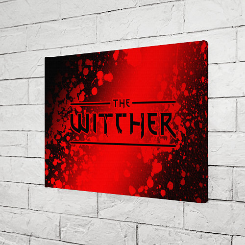 Картина прямоугольная THE WITCHER 3 Брызги / 3D-принт – фото 3