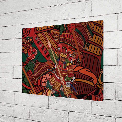 Картина прямоугольная Warrior samurai / 3D-принт – фото 3