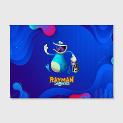 Холст прямоугольный Синий globox Rayman, цвет: 3D-принт — фото 2