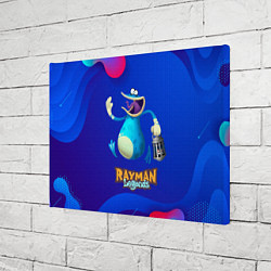 Холст прямоугольный Синий globox Rayman, цвет: 3D-принт — фото 2