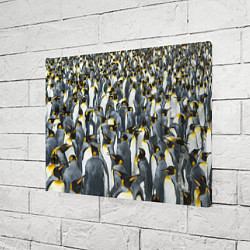 Холст прямоугольный Пингвины Penguins, цвет: 3D-принт — фото 2