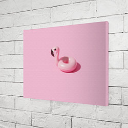 Холст прямоугольный Flamingos Розовый фламинго, цвет: 3D-принт — фото 2
