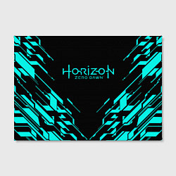 Холст прямоугольный HORIZON ZERO DAWN NEON, цвет: 3D-принт — фото 2