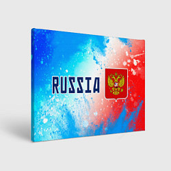 Холст прямоугольный РОССИЯ - ГЕРБ Краска, цвет: 3D-принт
