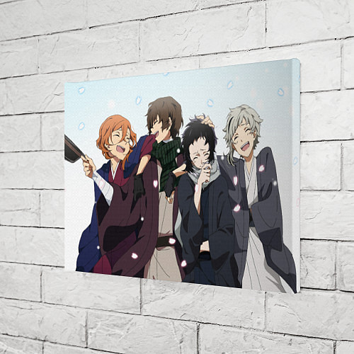 Картина прямоугольная Bungo Stray Dogs art / 3D-принт – фото 3