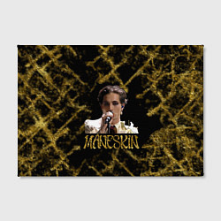 Холст прямоугольный Maneskin Coraline Sanremo gold edition, цвет: 3D-принт — фото 2
