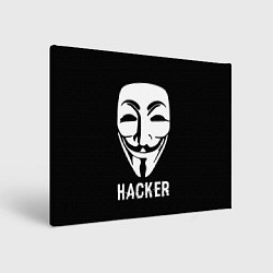 Холст прямоугольный HACKER Маска V, цвет: 3D-принт