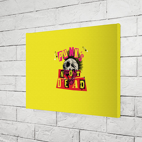 Картина прямоугольная Punks Not Dead - Панки Хой! / 3D-принт – фото 3