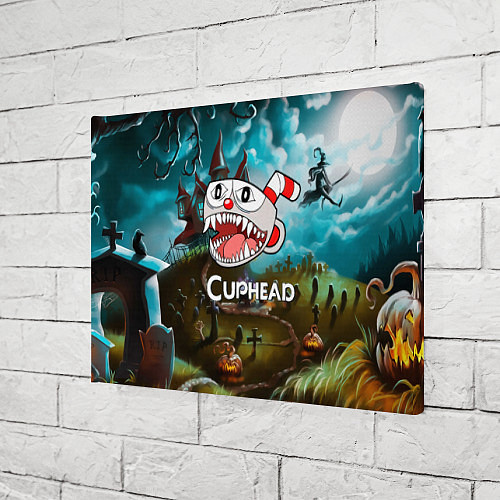 Картина прямоугольная Cuphead Zombie / 3D-принт – фото 3