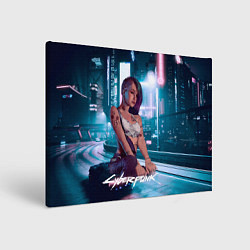 Холст прямоугольный Jydy cyberpunk2077, цвет: 3D-принт