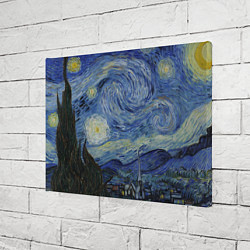 Холст прямоугольный Звездная ночь Ван Гога, цвет: 3D-принт — фото 2