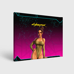 Холст прямоугольный Sexy сyberpunk Panam 18, цвет: 3D-принт