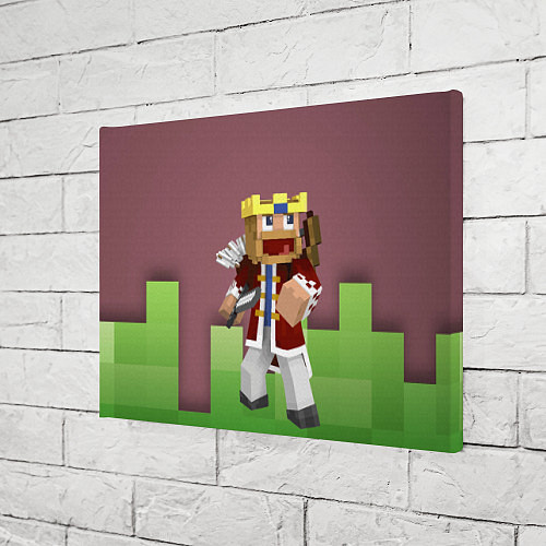 Картина прямоугольная Minecraft Hero Video game / 3D-принт – фото 3